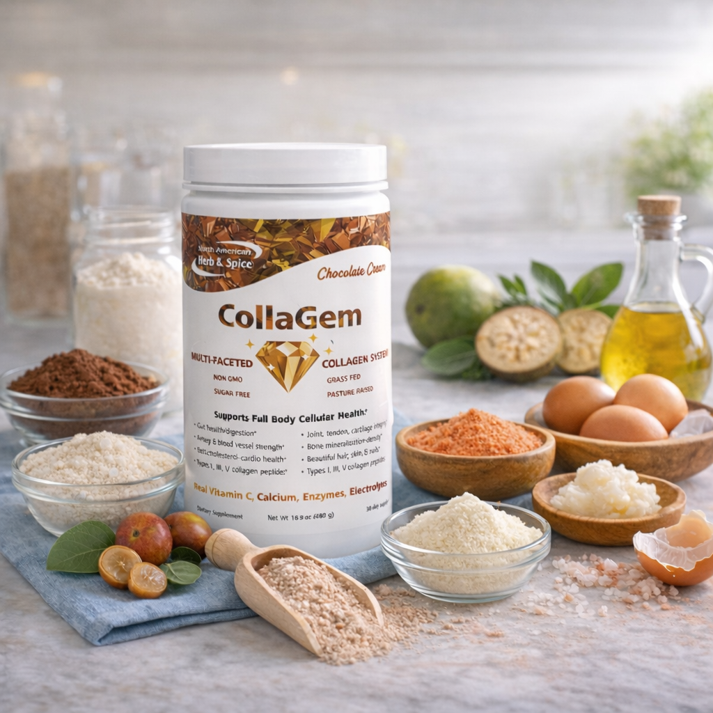 North American Herb & Spice - CollaGem Power, ingredients